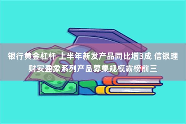 银行黄金杠杆 上半年新发产品同比增3成 信银理财安盈象系列产品募集规模霸榜前三